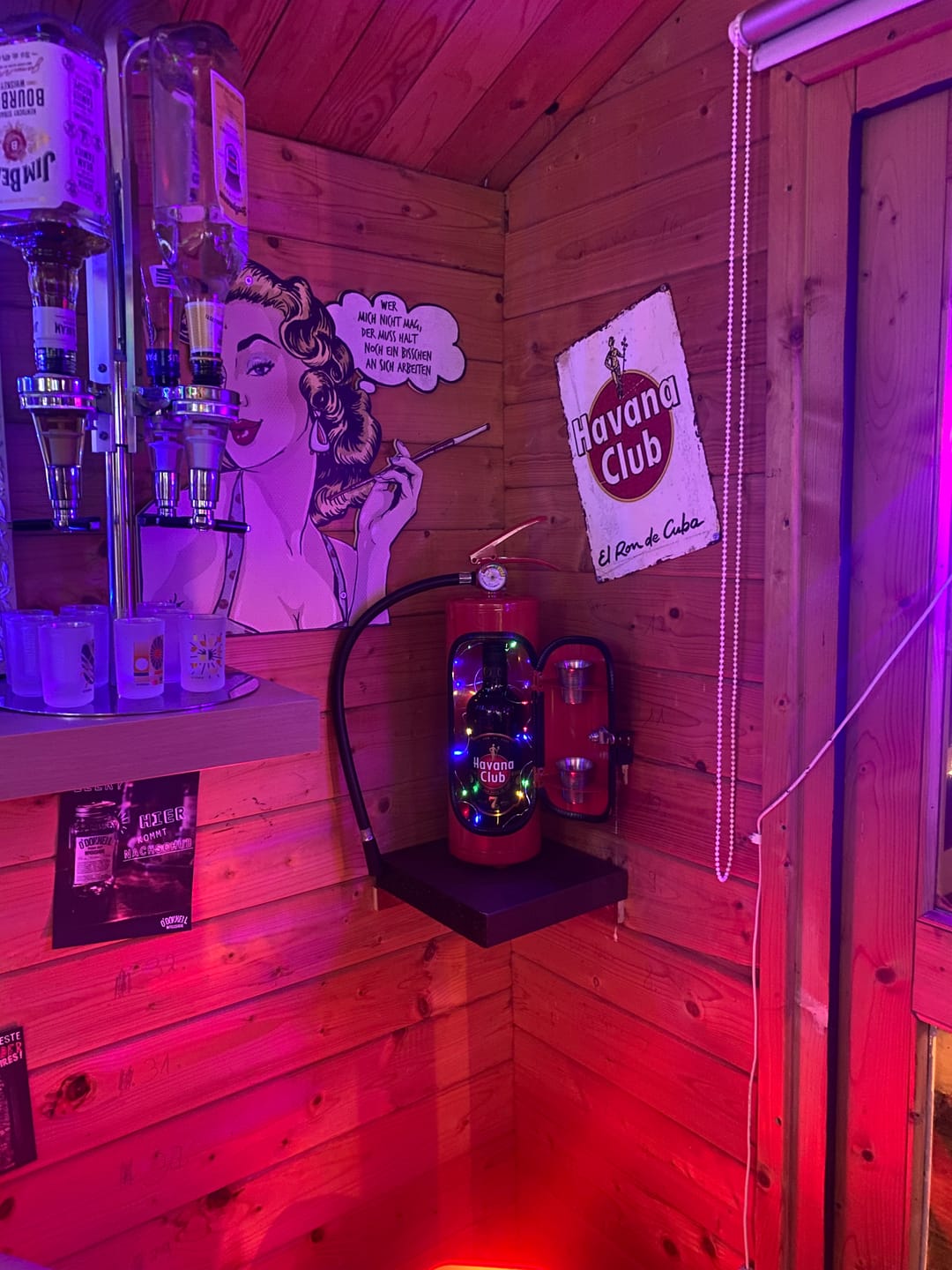 Firebar™ Vintage Mini-Bar | Unique Fire Extinguisher Design