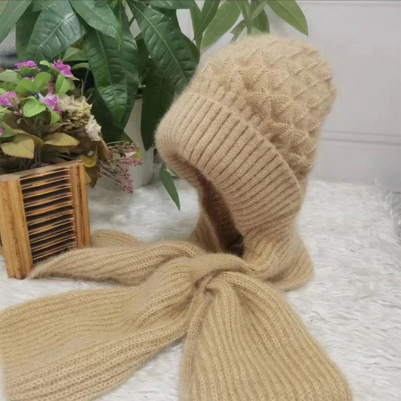 Warme Muts en Sjaal Combinatie | Winddicht met Gehoorbescherming