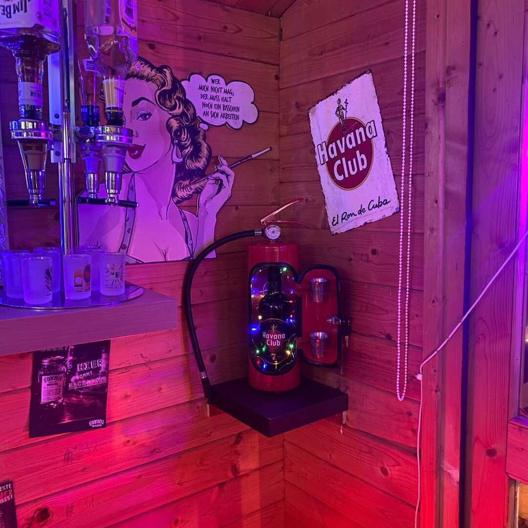 Firebar™ Vintage Mini-Bar | Unique Fire Extinguisher Design