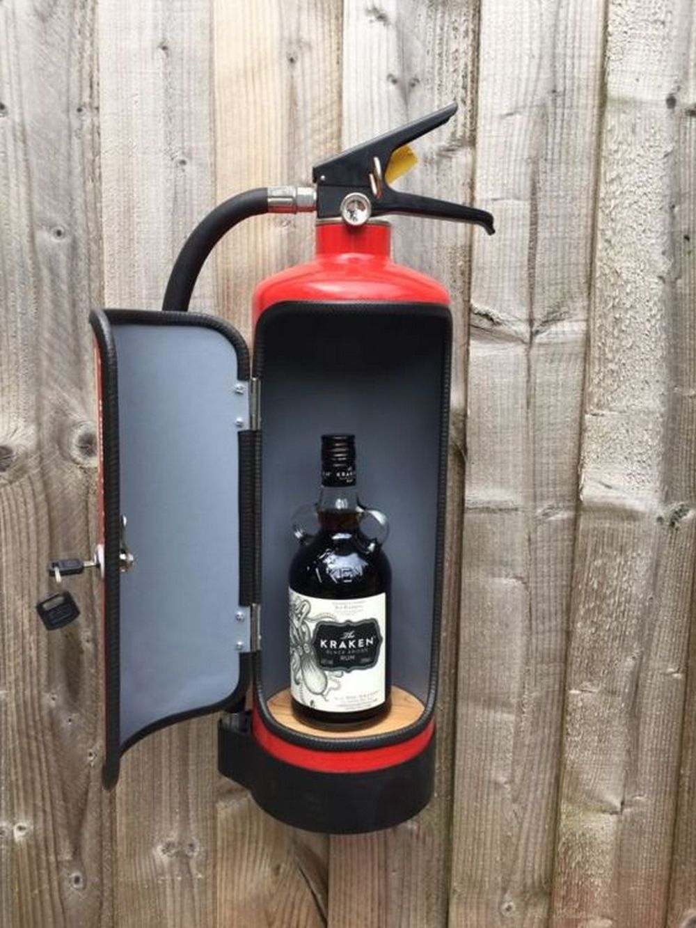 Firebar™ Vintage Mini-Bar | Unique Fire Extinguisher Design