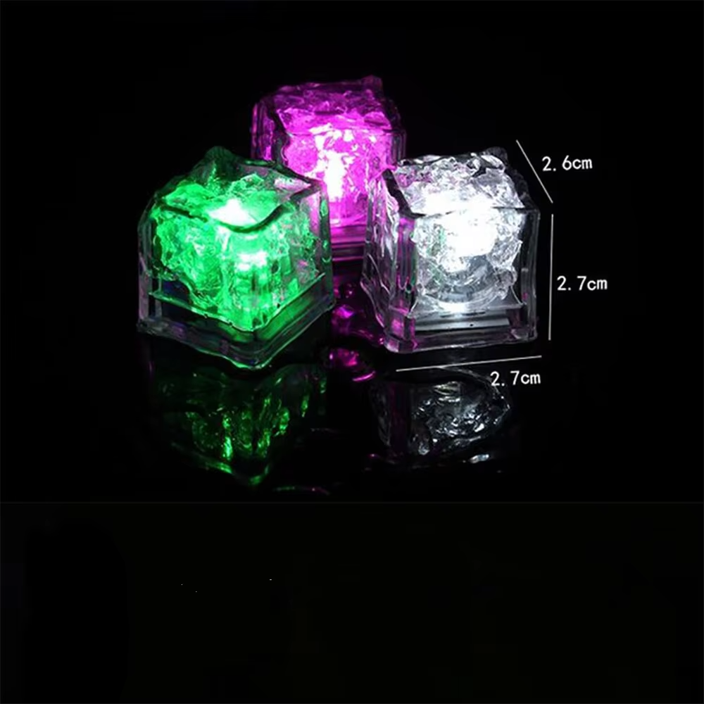 LED Ice Cubes | For a Stylish Drink Experience | Set of 12 pieces