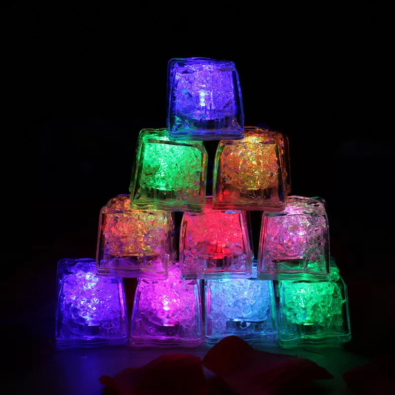 LED Ice Cubes | For a Stylish Drink Experience | Set of 12 pieces